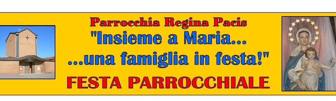 Avvisi della settimana dal 29 agosto – Regina Pacis