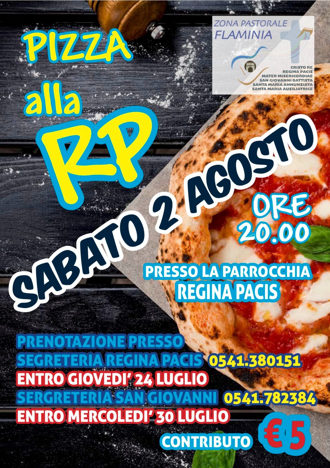 Avvisi della settimana dal 27 Luglio – Regina Pacis