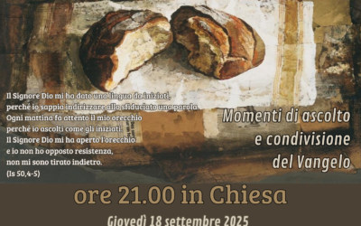 Avvisi della settimana dal 28 Settembre – Regina Pacis