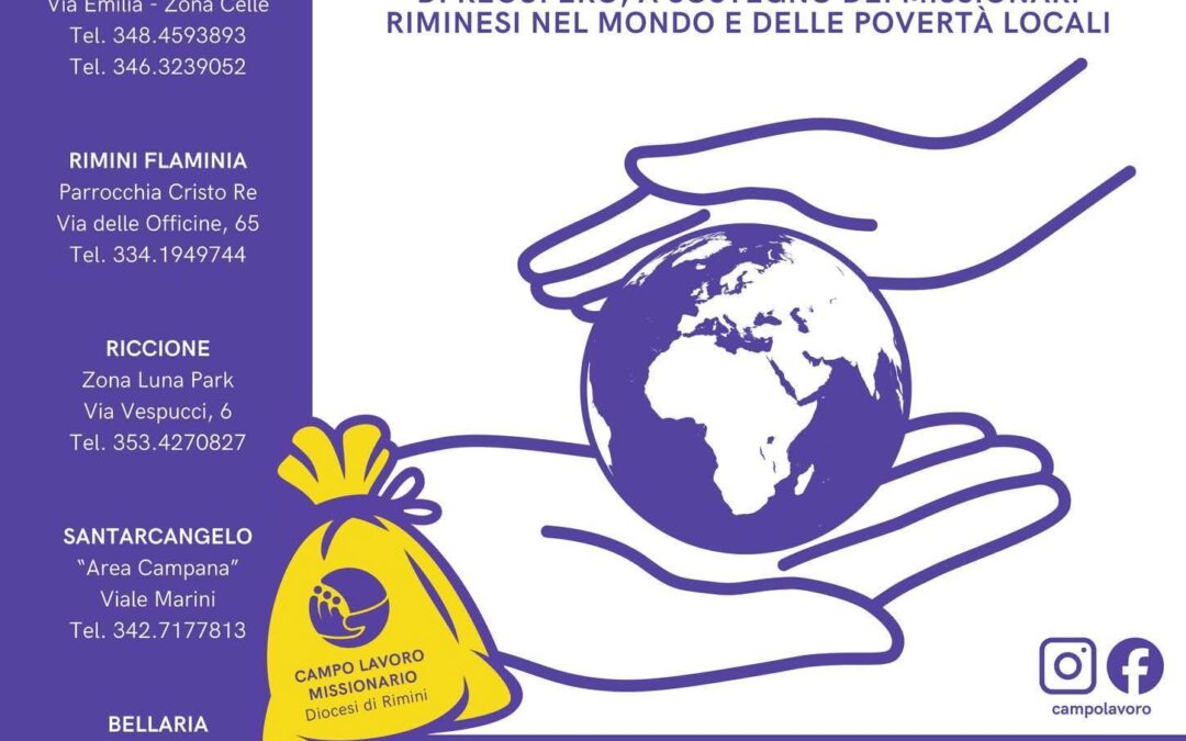 Avvisi della settimana dal 19 Aprile – Regina Pacis