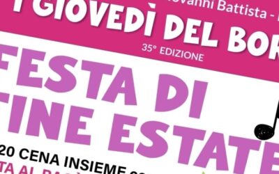 Avvisi della settimana dal 30 Agosto – Parrocchia San Giovanni Battista